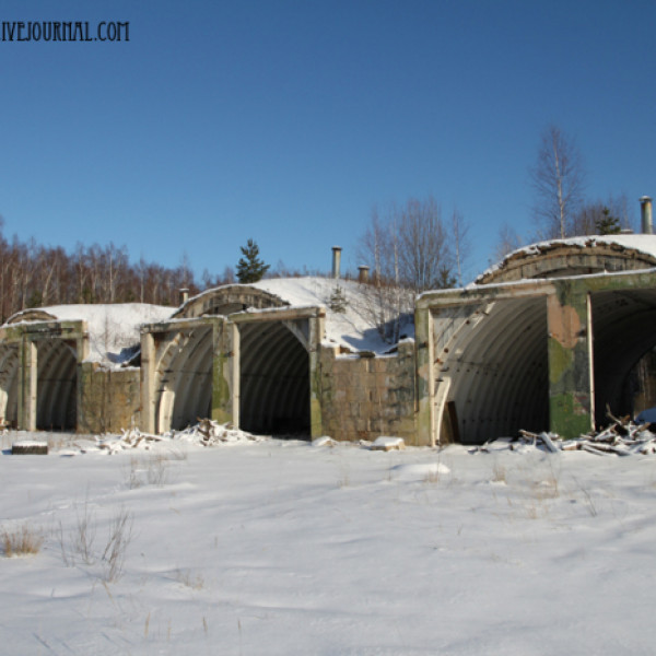 Abandoned position of S-25 "Berkut" air defense system"