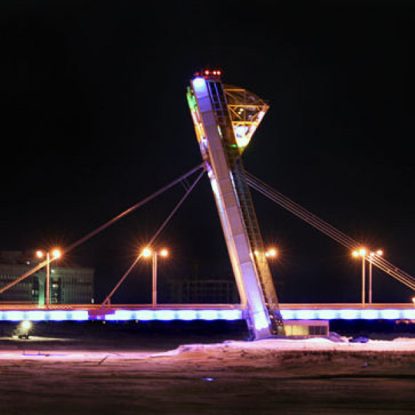 Вантовый мост за полярным кругом