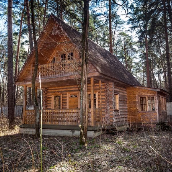 Abandoned village on Rublevka..