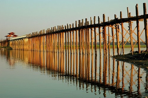 Самый длинный деревянный мост У Байн