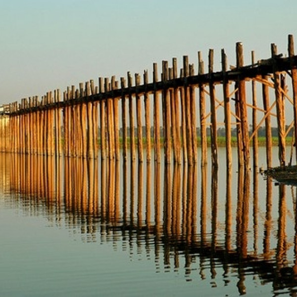 Самый длинный деревянный мост У Байн