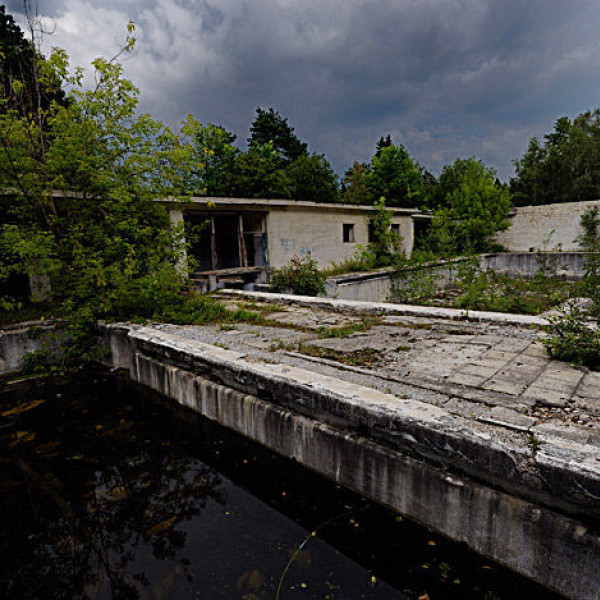 Abandoned Pioneer Camp with Pool
