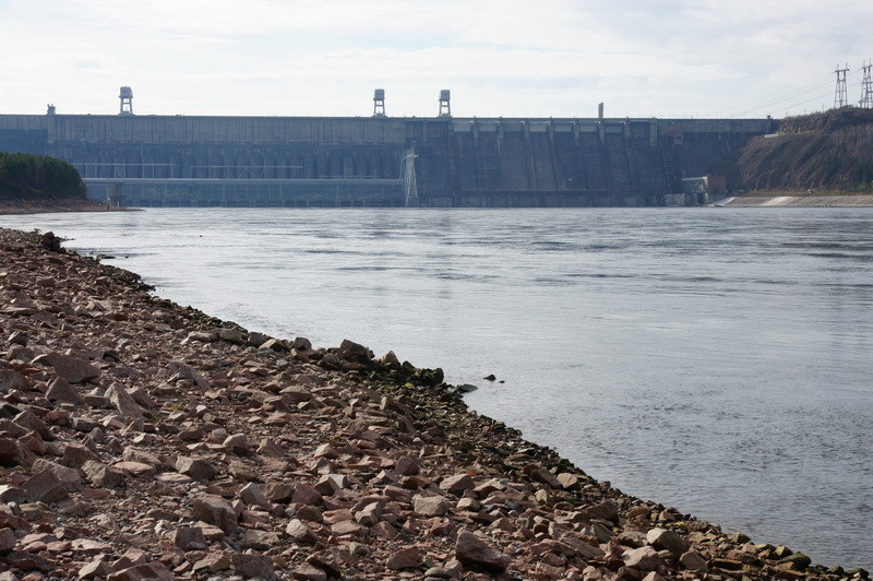 Krasnoyarsk hydroelectric station