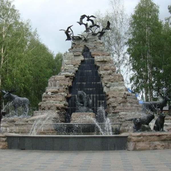 Fountain "Ob and Irtysh"