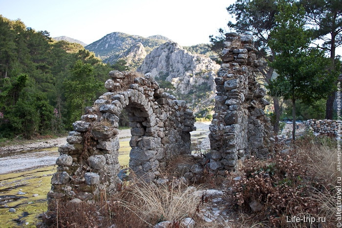 The ruins of old Olimpos