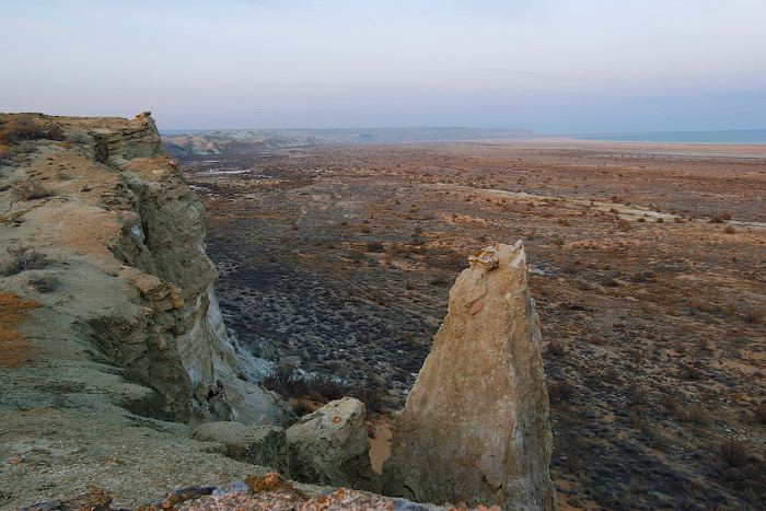 Современный берег Аральского моря