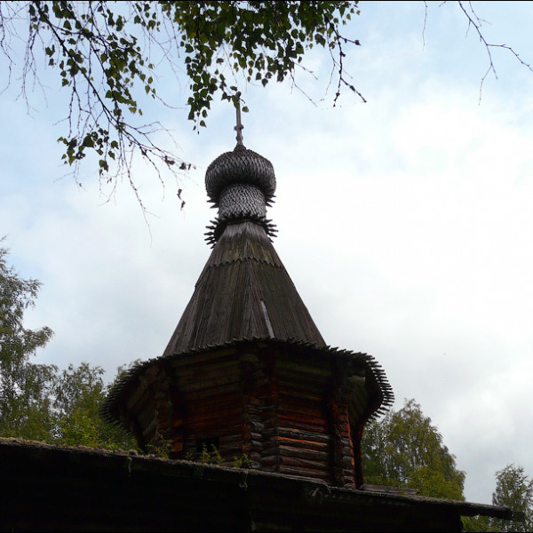 Деревянная церковь Николая Чудотворца, о.Троицкий, Муезеро