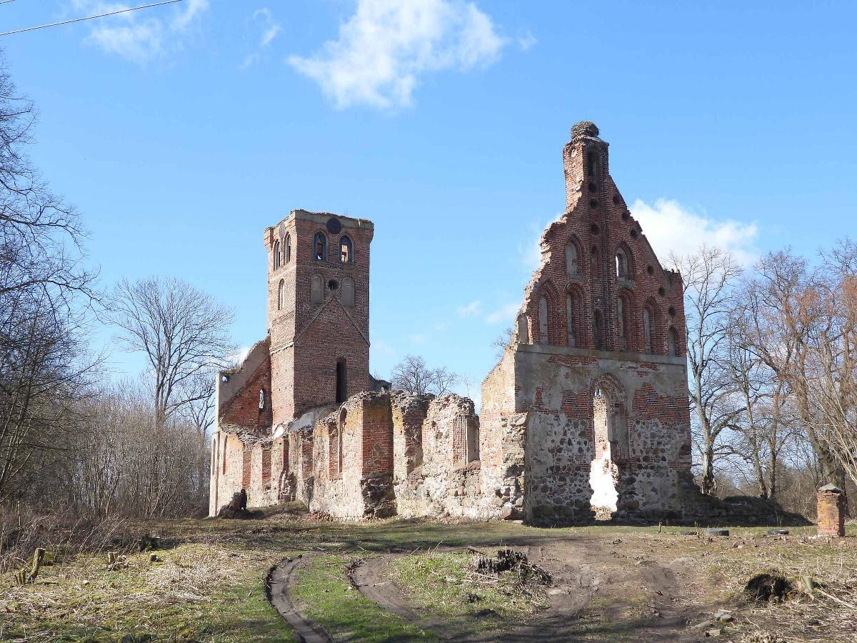 Руины кирхи Св. Барбары