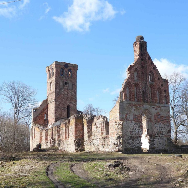 Руины кирхи Св. Барбары