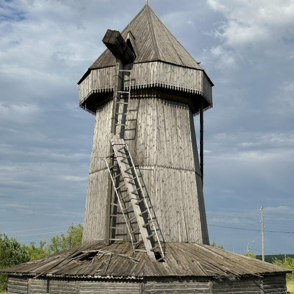 Деревянная Польно-Конобеевская ветряная мельница