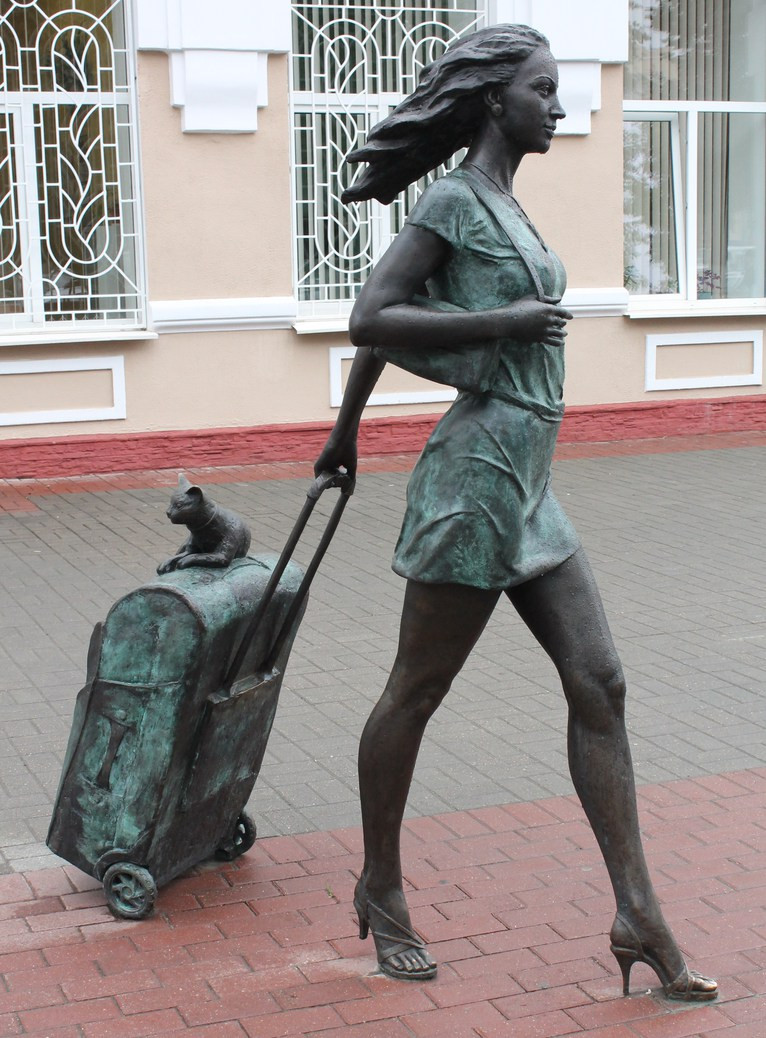 Памятник пассажирке