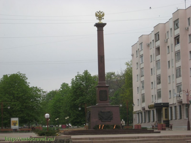 Стела "Орёл - город воинской славы"