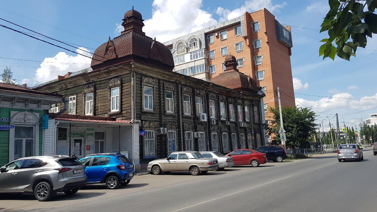 Деревянная застройка г. Омск