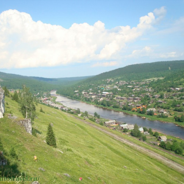 Смотровая площадка на р. Усьва и пгт. Усьва